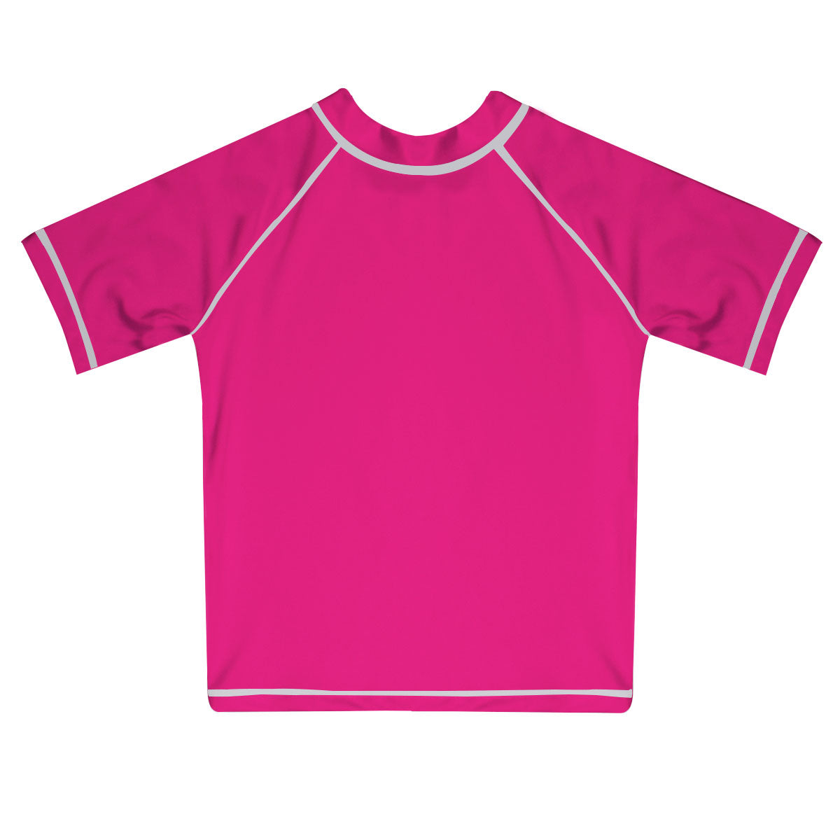 Monogram Hot Pink Short Sleeve Rash Guard - Wimziy&Co.