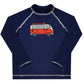 Cars Name Navy Long Sleeve Rash Guard - Wimziy&Co.