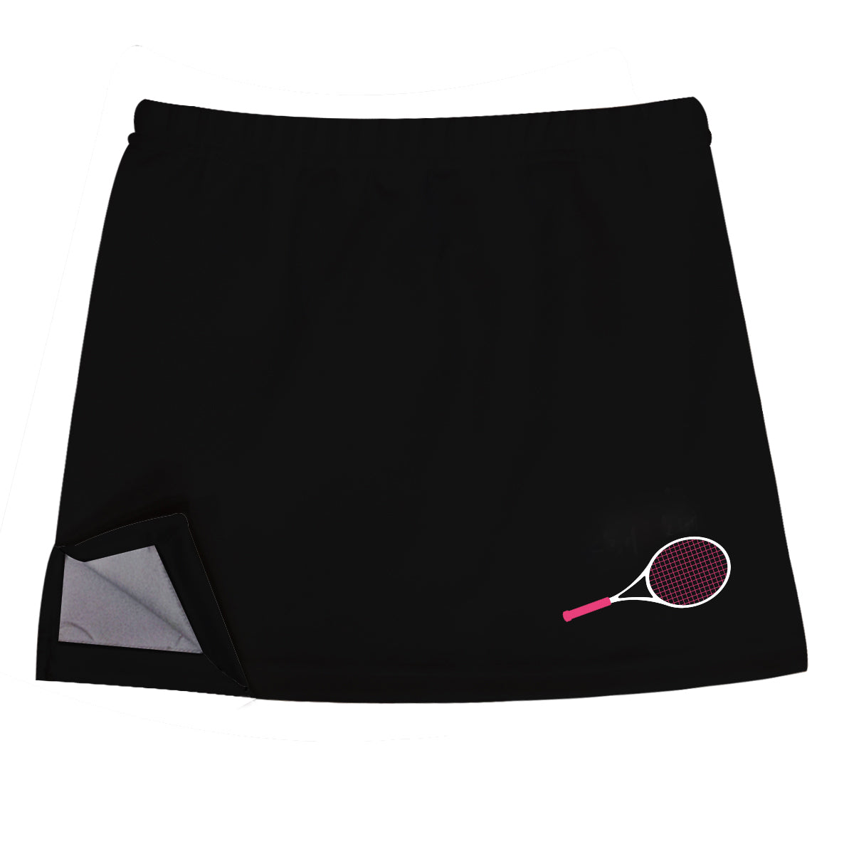 Tennis Name Black Skirt With Side Vents - Wimziy&Co.