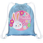 Bunny Name Light Blue Gym Bag - Wimziy&Co.