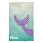 Mermaid Name Aqua Degrade Towel - Wimziy&Co.