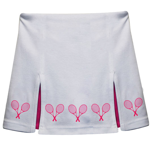 Tennis Rackets White Skort - Wimziy&Co.