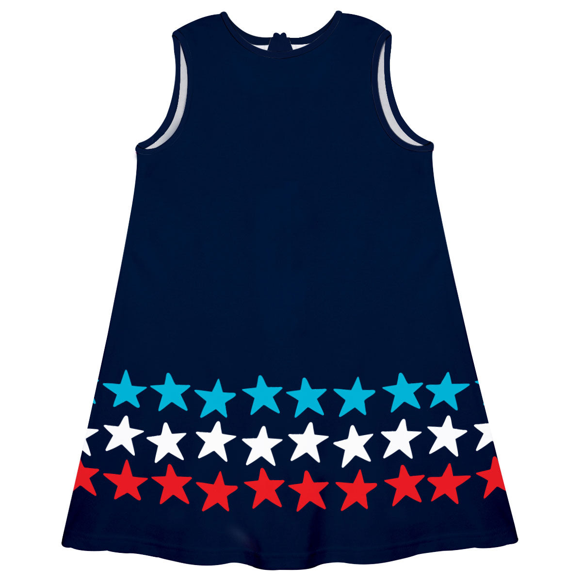 American Monogram Navy A Line Dress - Wimziy&Co.