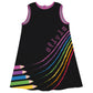 Colors Name Black A Line Dress