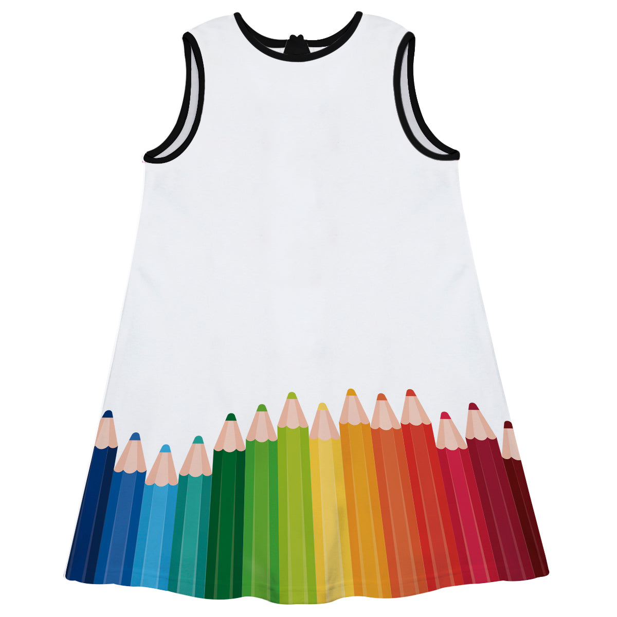 Colors Name White A Line Dress - Wimziy&Co.