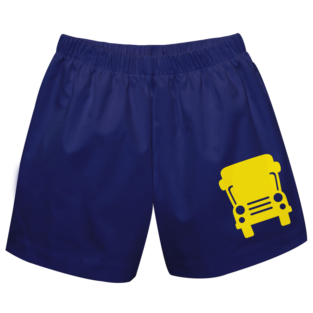 School Bus Monogram Navy Athletic Short - Wimziy&Co.
