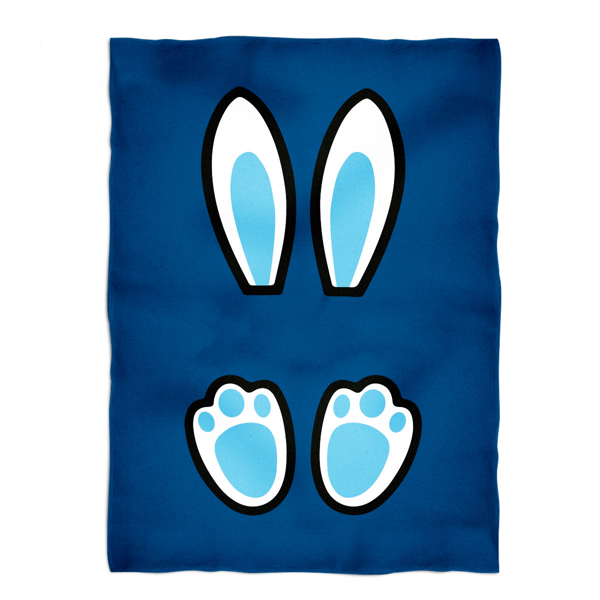 Bunny And Easter Eggs Pint Monogram Purple Minky Blanket - Wimziy&Co.
