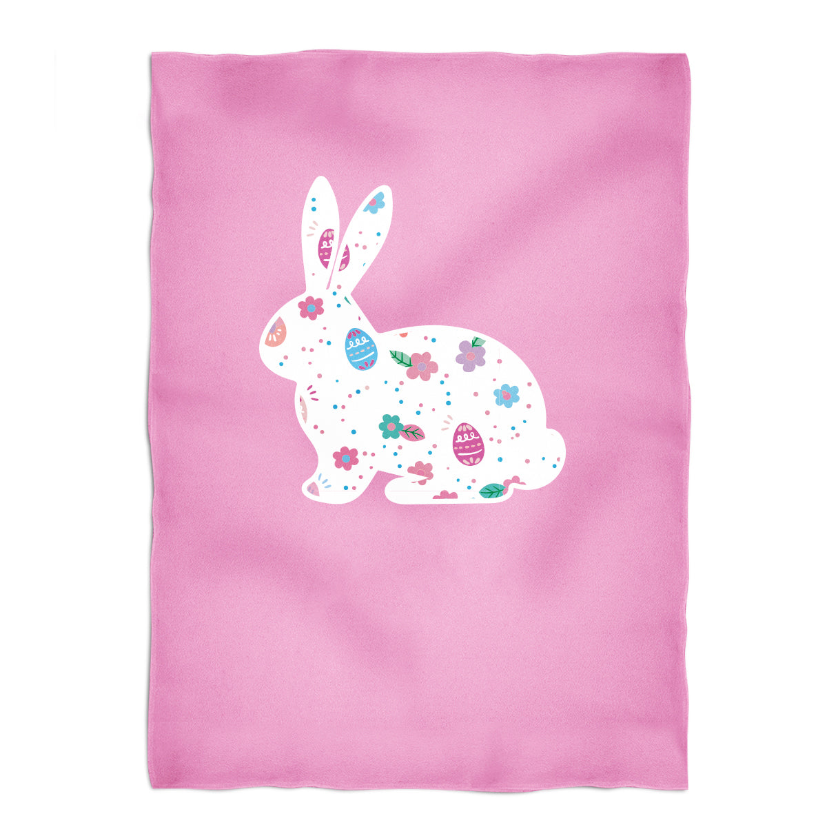 Easter Bunny Name Pink Minky Blanket - Wimziy&Co.