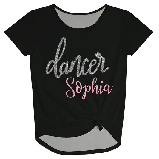Dancer Name Black Knot Top - Wimziy&Co.