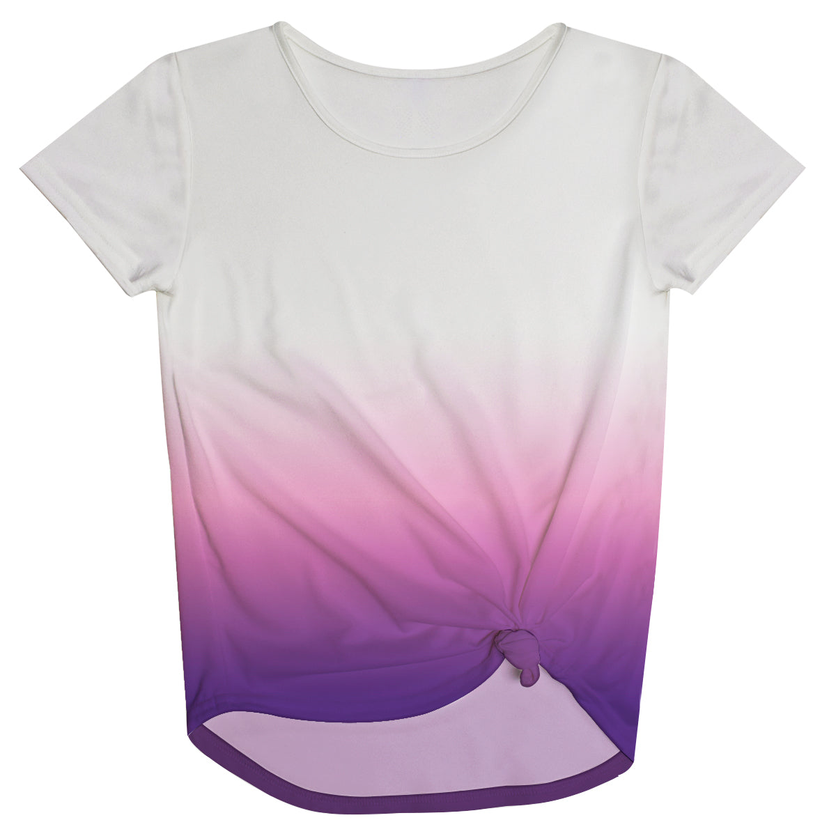 Degrade Purple and White Knot Top - Wimziy&Co.