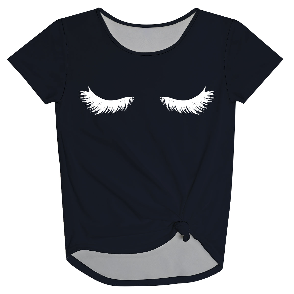 Eyelash Black Knot Top - Wimziy&Co.
