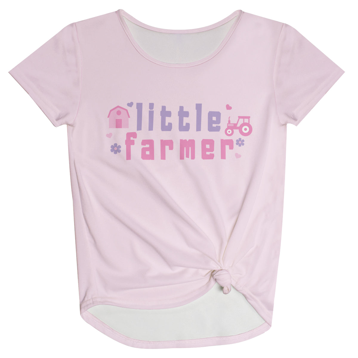 Little Farmer Pink Knot Top