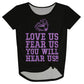 Love Us Black Knot Top - Wimziy&Co.