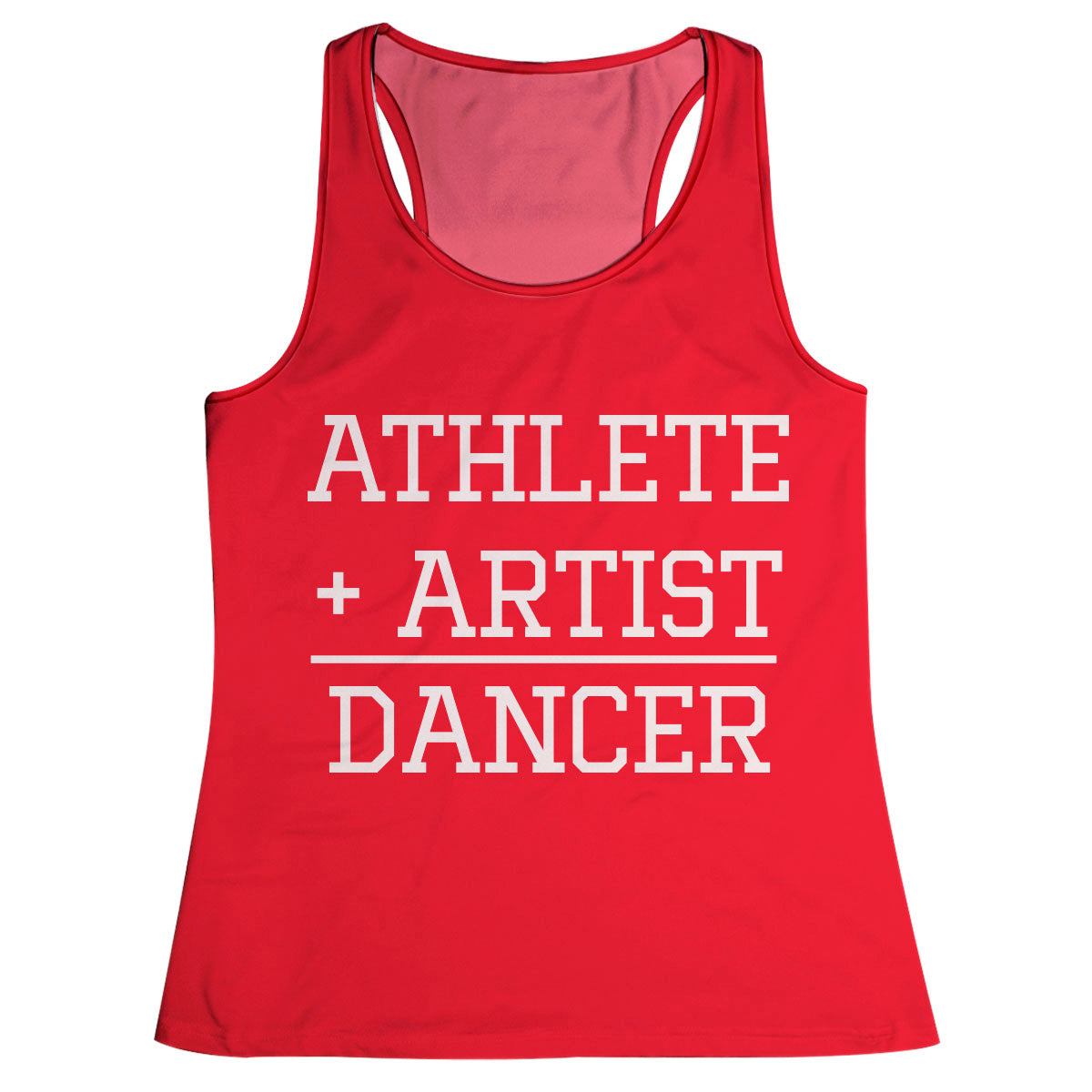 Athlete Artist Dancer Red Tank Top - Wimziy&Co.